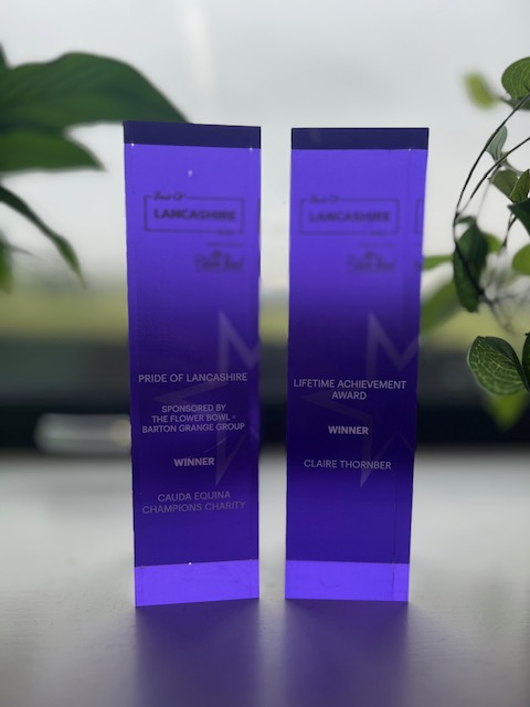 Charity founder Claire picks up two prestigious awards