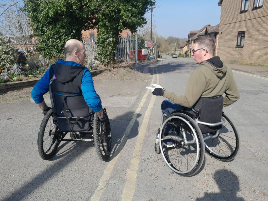 Freedom Wheel Chair Skills with Stuart and Wayne